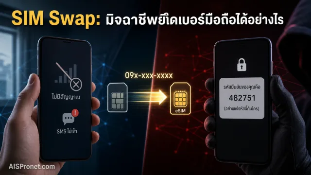 SIM Swap คืออะไร มิจฉาชีพยึดเบอร์มือถือเราไปใช้รับรหัสยืนยันได้อย่างไร
